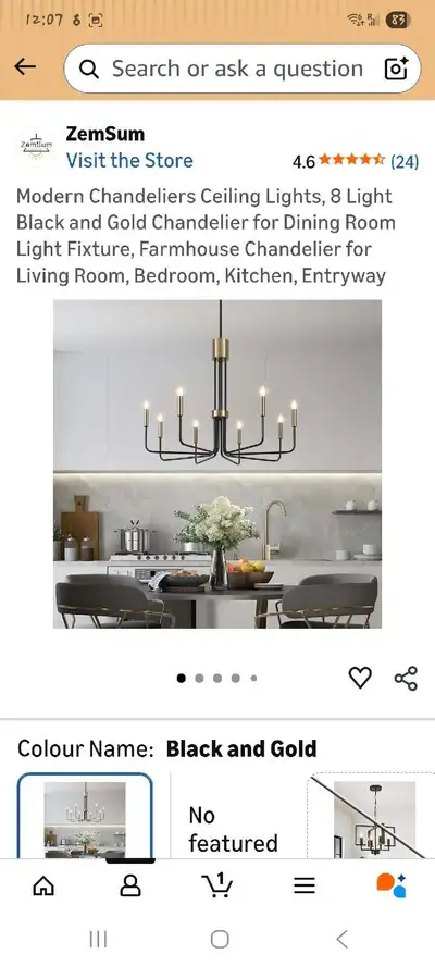 ZemSum Chandelier, View more