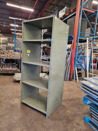 Used industrial shelving 8’4 tall x 36” wide x 30” deep