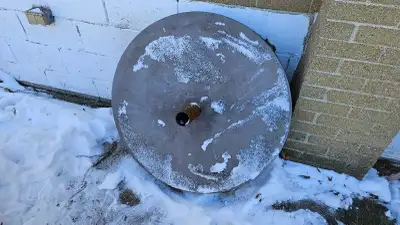 Free base for offset umbrella. Just thought I would see if anyone needed it before I got rid of it,...