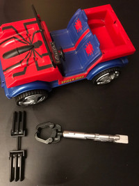 Spider-Man web runner jeep w/ accessories $10 toybiz 1995