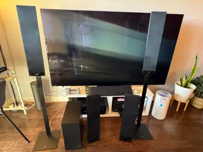 KEF T301 5.1 Speaker System w/ Floor & Desk Stands (T301 x4, T30, View more
