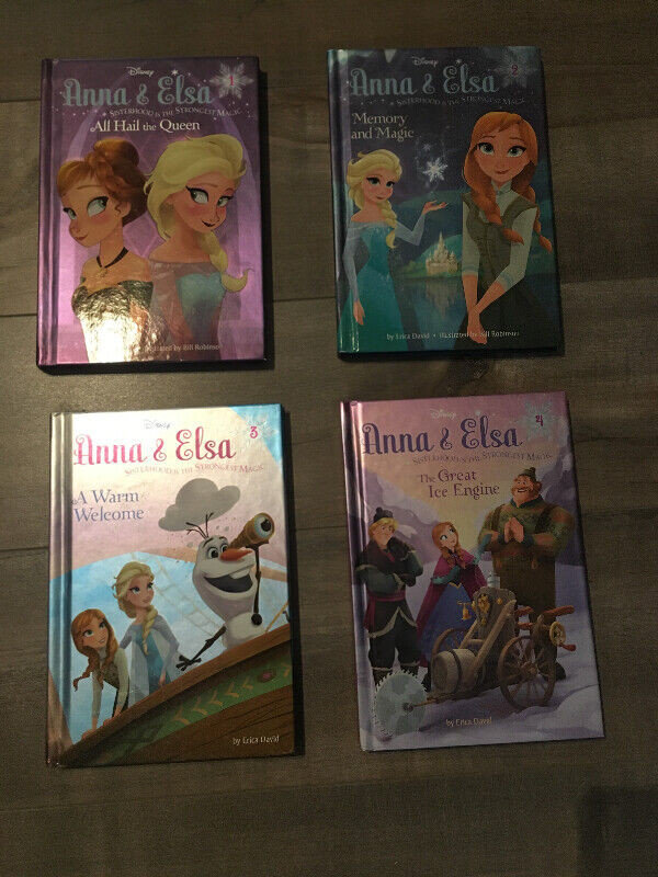 Anna and Elsa hardcover book series 1-4 in Children & Young Adult in Cole Harbour
