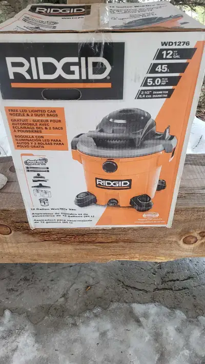☆NEW☆ RIDGID 12 gal WET/ DRY VAC, View more