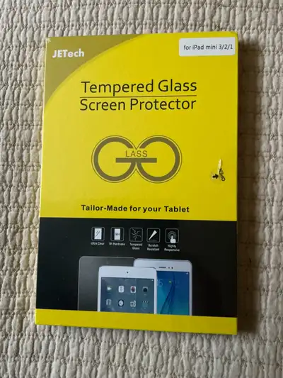 JETech Tempered Glass Screen Saver for Ipad mini Sealed Package., View more
