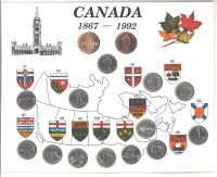 1867-1992 Canadian Commemorative Coin Set