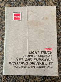 1990 GM light truck fuel and emissions service manual
