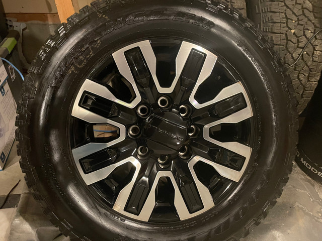 2024 GMC Sierra Denali Ultimate OEM Rims and Goodyear Tires. in Tires & Rims in Strathcona County