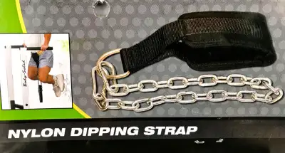 BODY SOLID DIP & CHIN-UP STATION STRAP—Brand New Sealed Package, View more