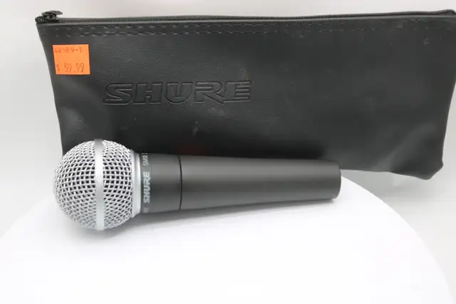 Shure SM58 Unidirectional/Cardioid Dynamic Microphone (#44589-1)