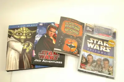Lot of 4 Star Wars books, View more