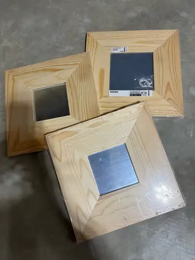 3 x Square IKEA Malma Mirrors, View more