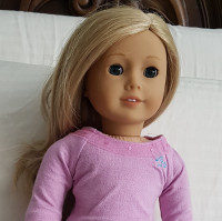 Blonde Haired American Girl doll in Exc condition.  AVAILABLE