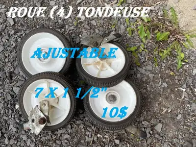 Roue de tondeuse ou autre, View more