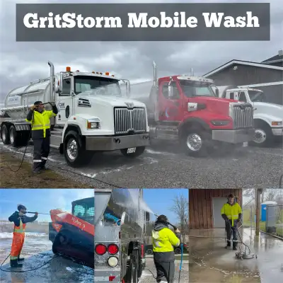 GritStorm Mobile Wash – Fleet & Commercial Pressure Washing, View more