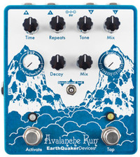 Avalanche Run Stereo effect pedal Reverb & Delay with Tap New