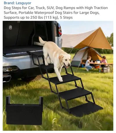 Brand New Dog Steps for Car, Truck, SUV (5 steps), View more