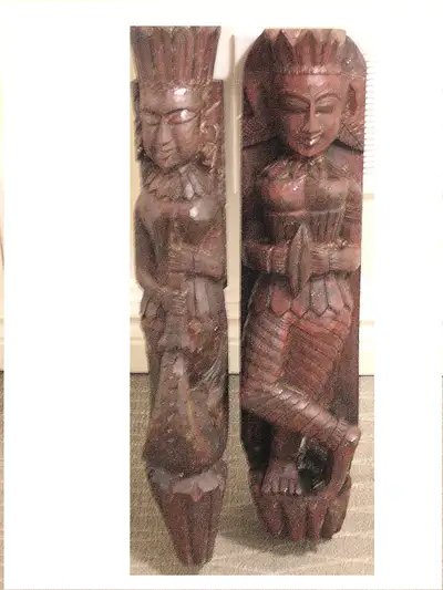 VINTAGE WOOD CARVINGS, View more