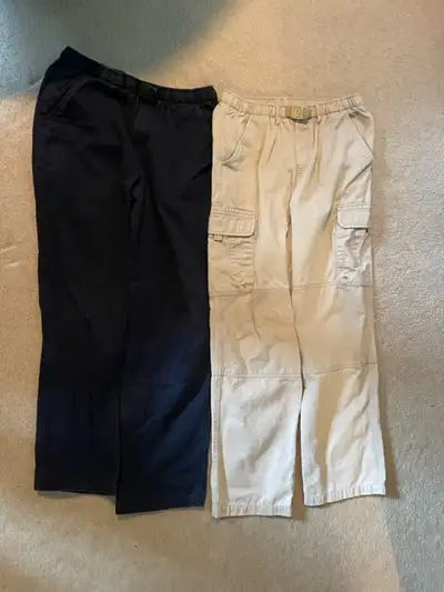 Boys lands end khakis size 16 navy and beige colour high quality, View more