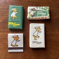 Vintage Advertising Travelodge Hotel Mini Sample Soaps Matchbook