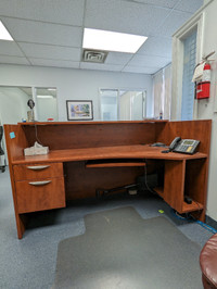$150 Executive Front Desk*Reception Desk- 72 x 30"