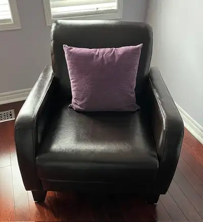 Armchair Leather Look Faux in Excellent Condition $125 OBO, View more