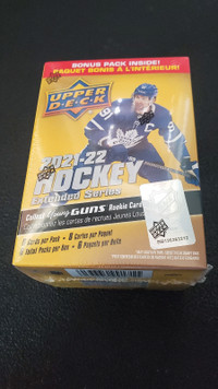 Upper deck 2021-22 hockey extended series cards sealed box