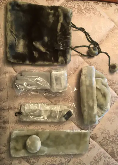 F.L.A.G. Hat, Scarf, Head Band, Gloves and Purse in Mint Green, View more