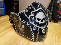 Chain Linked Willie G leather riding mask