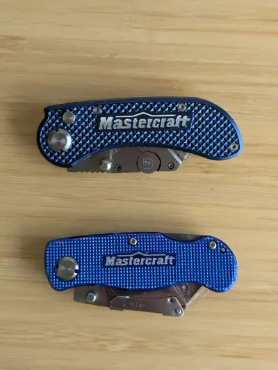 Mastecraft Folding, Locking Utility Knives, View more