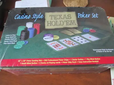 Casino Style Texas Hold'EM Tournament Style Poker Set, View more