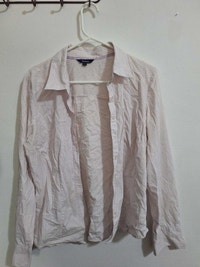 button up shirt with pink white straps/ chemise City of Montréal Greater Montréal Preview