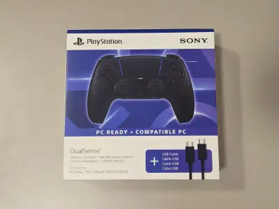 ps5 dualsense controller midnight black, View more