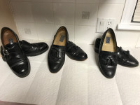 Size 10 EEE , 10.5 EEE 11D men's black business shoes