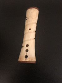 Vintage Cuban bone flute. 