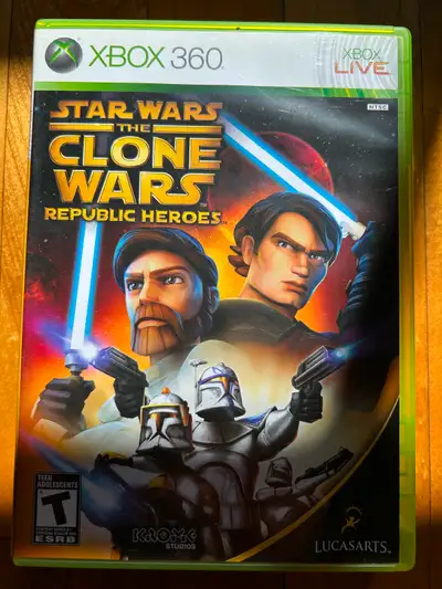 Experience the excitement of the Star Wars universe with this pre-owned copy of Star Wars: The Clone...