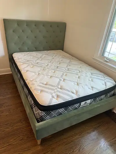 Full/Double Mattress + Bed Frame — $525, View more
