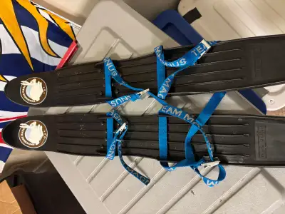 strap on skis , View more