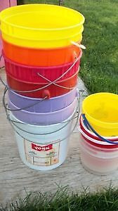 ** Plastic Pails Assorted Sizes **