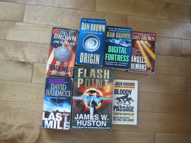 Books - Dan Brown, Dale Brown in Fiction in Vernon