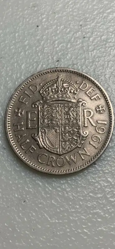 HALF CROWN  1961 GREAT BRITAIN  * 50% argent, View more