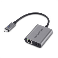 Cable Matters USB C to 2.5 Gigabit Ethernet Adapter with Chargin