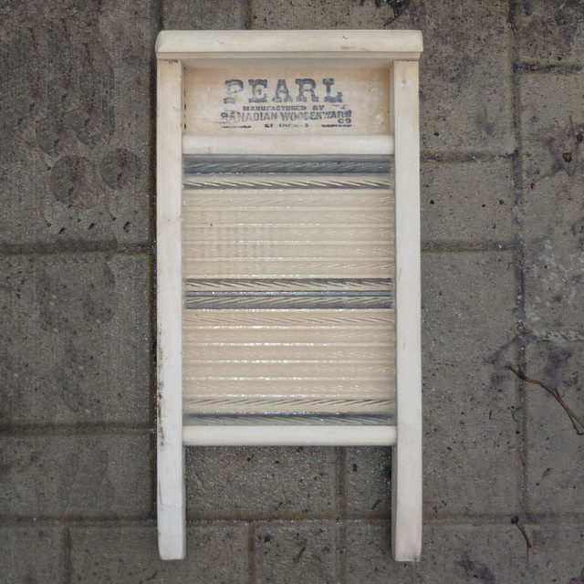 Vintage Pearl Wood and Glass Washboard Experimental Instrument in Drums & Percussion in Sudbury