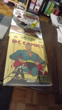 DC COMICS 2013 HARDCOVER BOOKS 2 VOLUME SET/SILVER &GOLDEN AGE
