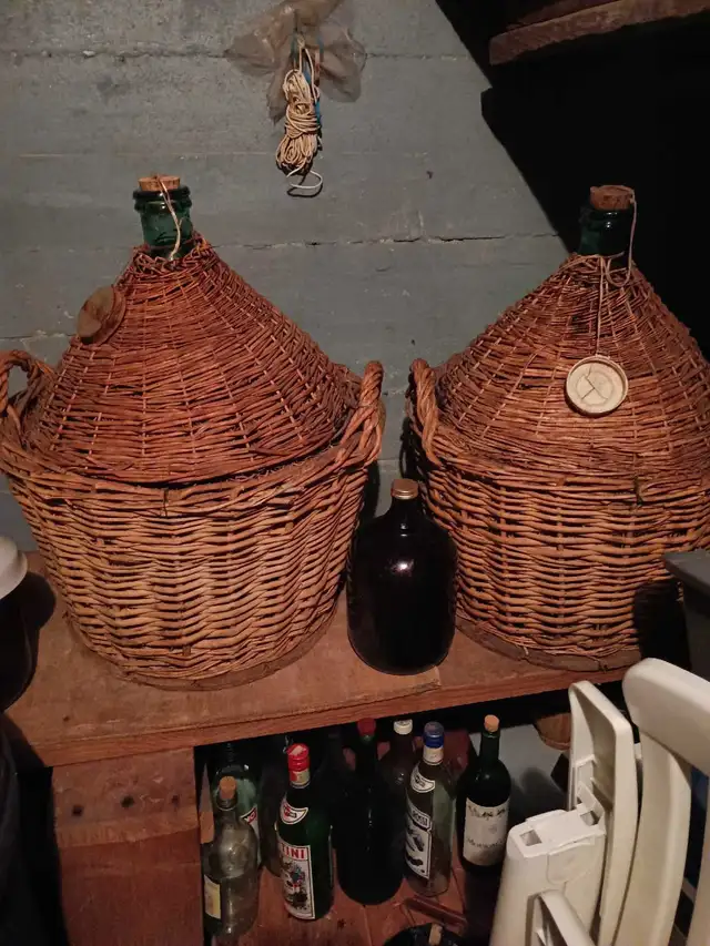 2 demijohn / dame-jeanne @ $15 each