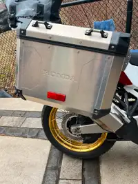 Aluminum pannier right side Africa Twin Adventure Sports