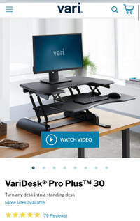 Standing Desk - Varidesk Pro Plus 30