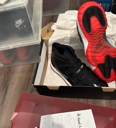 Jordan 11 Bred 2012 size 11.5 DS $375, View more