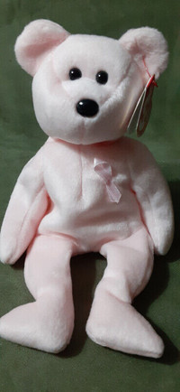 Ty Beanie baby  Cure The Breast Cancer Foundation           bear