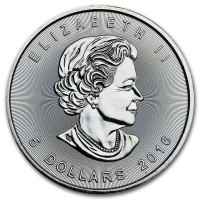 2016 Canadian Silver maple leaf .9999 1 oz coin