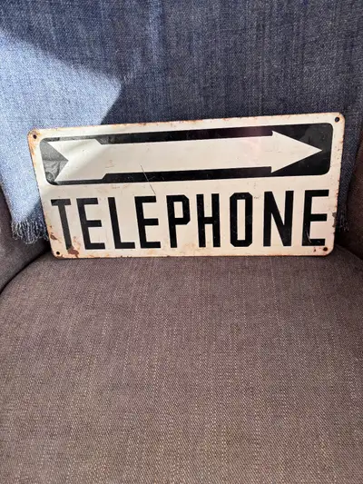 Telephone Sign, View more